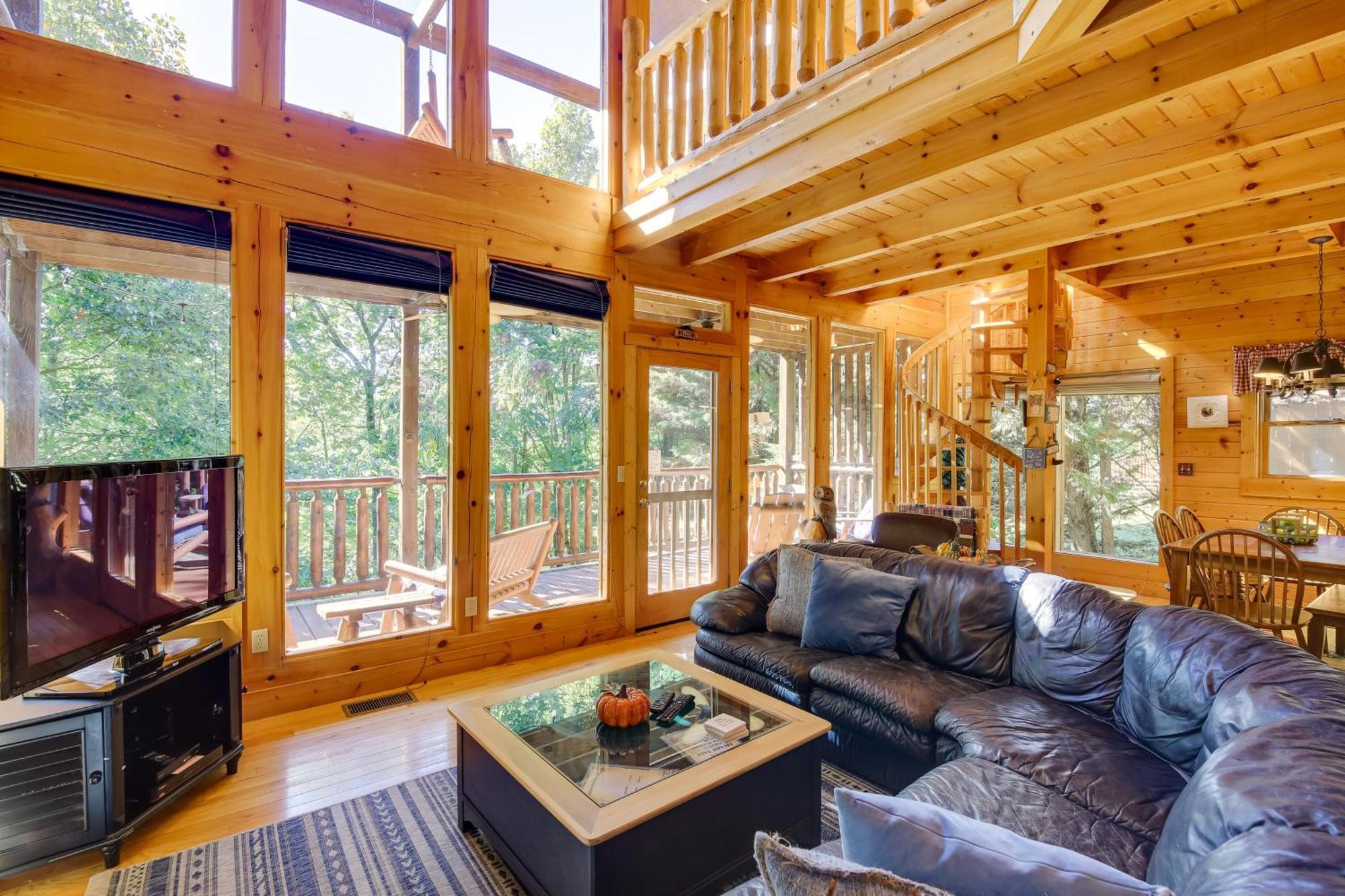 Secluded And Wooded Wears Valley Cabin With Fire Pit! Sevierville Exterior photo